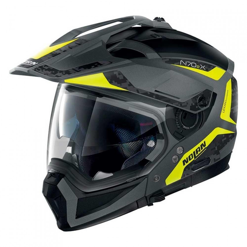 Шолом Nolan N70-2 X TORPEDO N-COM Black Yellow